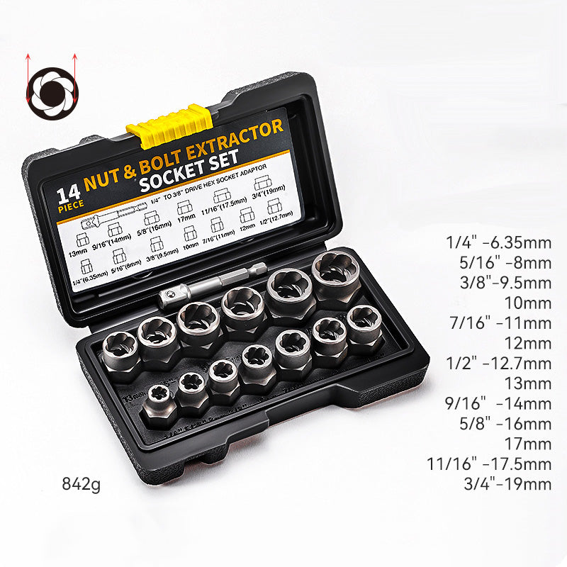 📢📢40% OFF !! ⏰Damaged Screw and Bolt Extractor Set