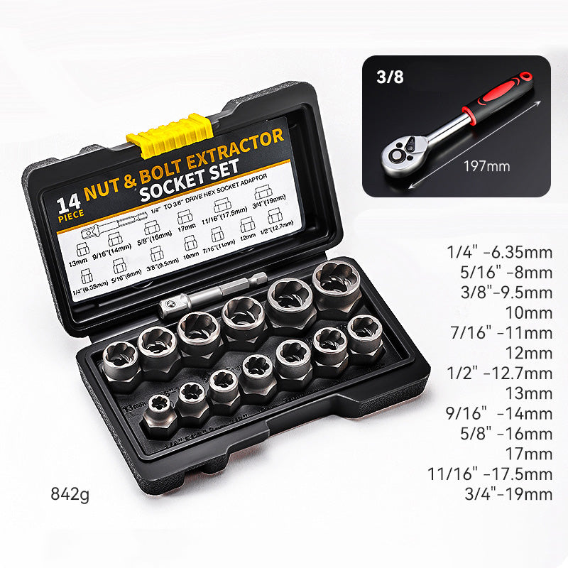 📢📢40% OFF !! ⏰Damaged Screw and Bolt Extractor Set