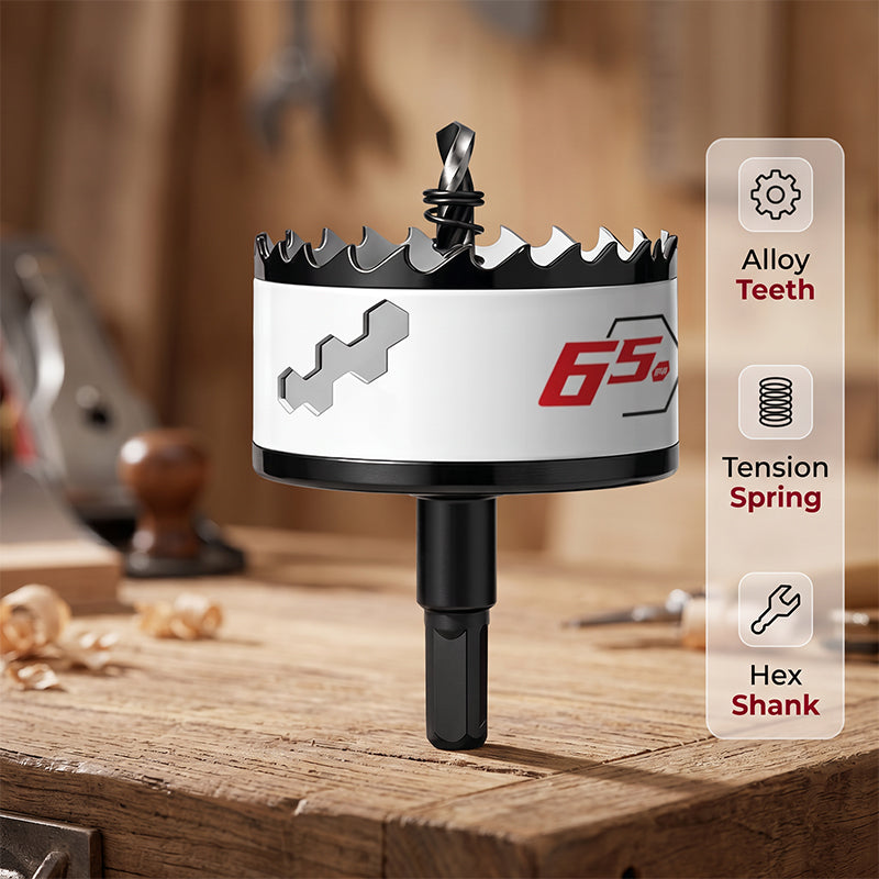 📢📢40% OFF !! ⏰Multi-Size Woodworking Hole Saw Drill Bit for Plasterboard Downlight