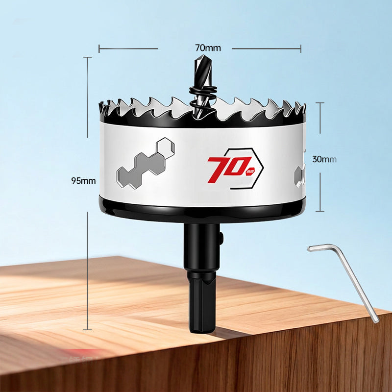 📢📢40% OFF !! ⏰Multi-Size Woodworking Hole Saw Drill Bit for Plasterboard Downlight