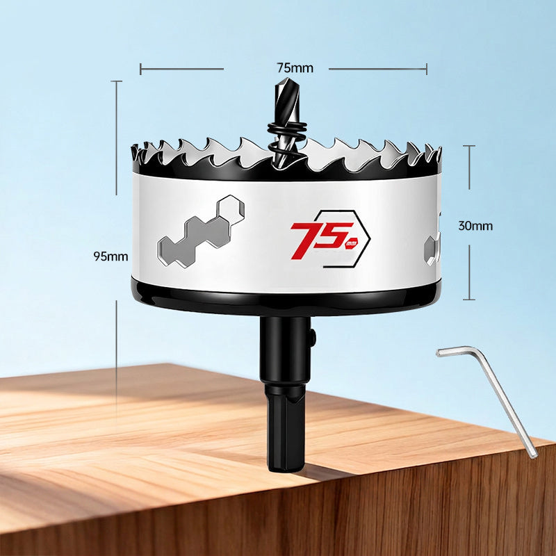 📢📢40% OFF !! ⏰Multi-Size Woodworking Hole Saw Drill Bit for Plasterboard Downlight
