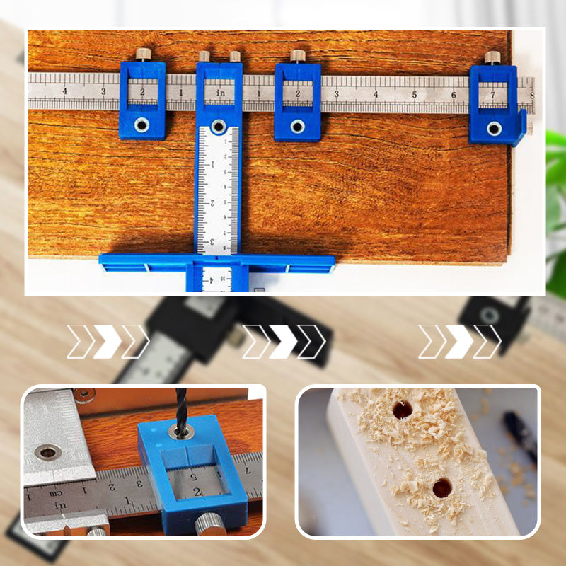 📢📢40% OFF !! ⏰Adjustable Cabinet Hardware Jig for Woodworking