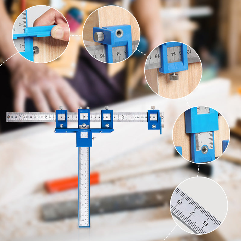 📢📢40% OFF !! ⏰Adjustable Cabinet Hardware Jig for Woodworking