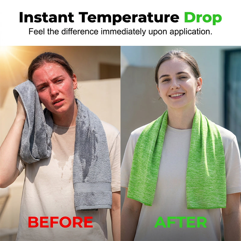 📢📢50% OFF !! ⏰Instant Cooling Towel for Sports & Fitness