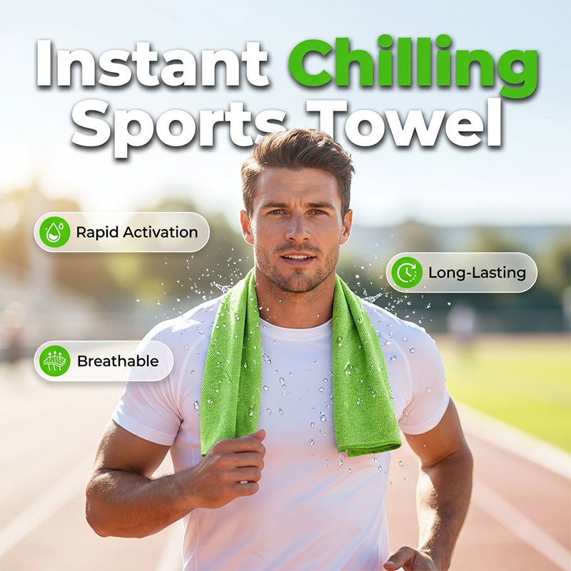 📢📢50% OFF !! ⏰Instant Cooling Towel for Sports & Fitness