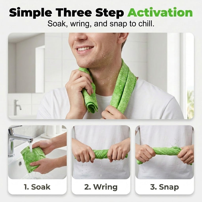 📢📢50% OFF !! ⏰Instant Cooling Towel for Sports & Fitness