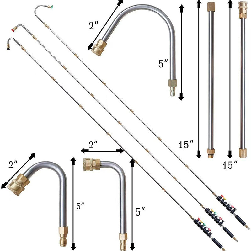 📢📢40% OFF !! ⏰4000 PSI High-Pressure Cleaning Wand Set
