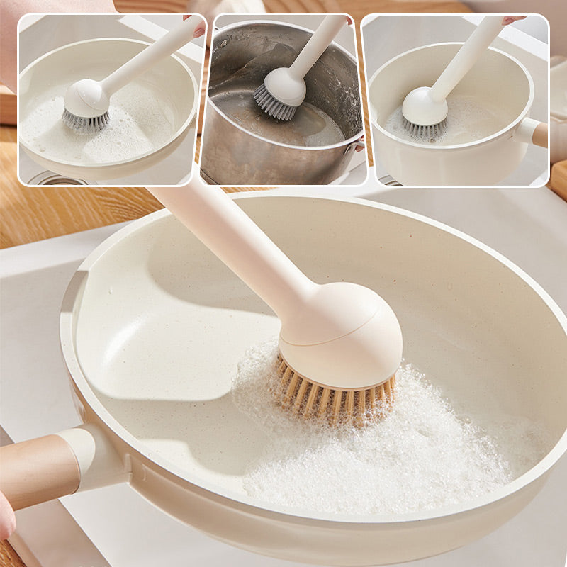 📢📢50% OFF !! ⏰Rotatable Hanging Pot Brush Set