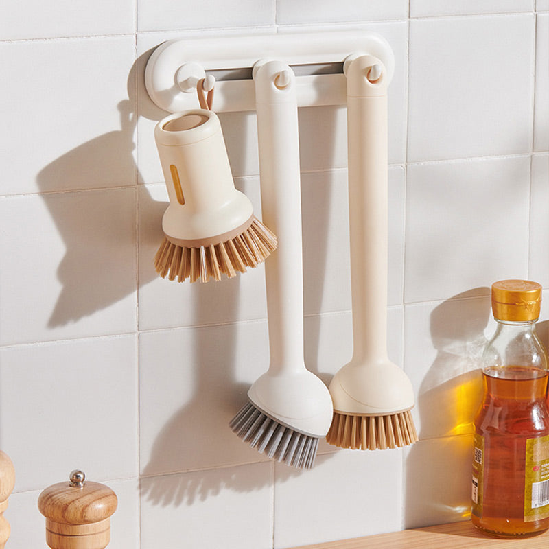 📢📢50% OFF !! ⏰Rotatable Hanging Pot Brush Set