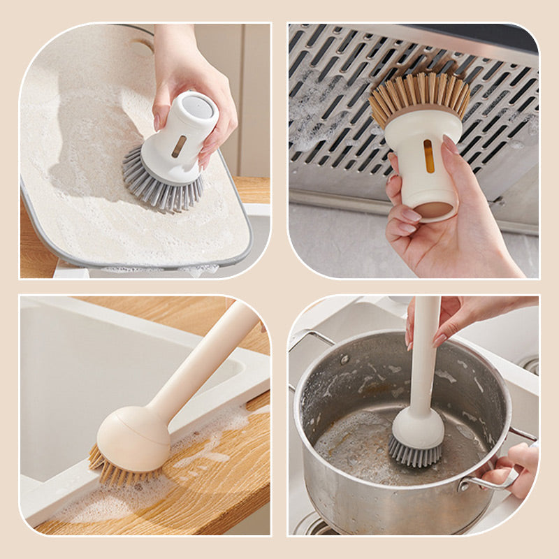 📢📢50% OFF !! ⏰Rotatable Hanging Pot Brush Set