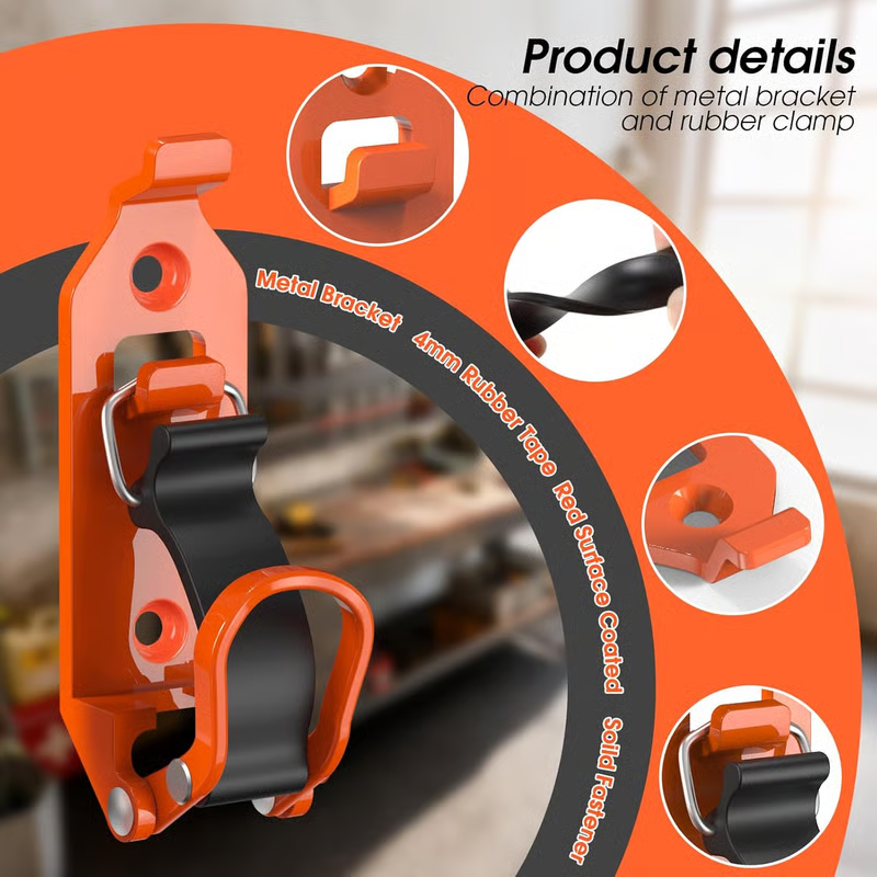 📢📢40% OFF !! ⏰Heavy Duty Tool Holder Wall Mount Clamps
