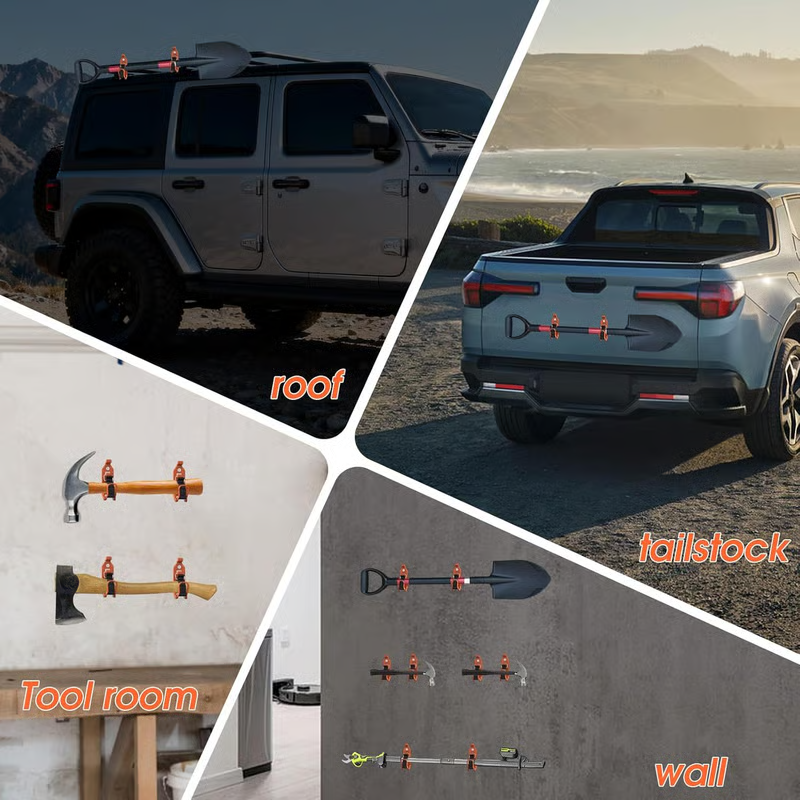 📢📢40% OFF !! ⏰Heavy Duty Tool Holder Wall Mount Clamps