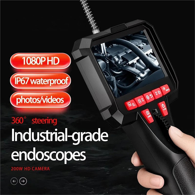 📢📢40% OFF !! ⏰6mm Handheld Automotive Endoscope with Articulating Camera