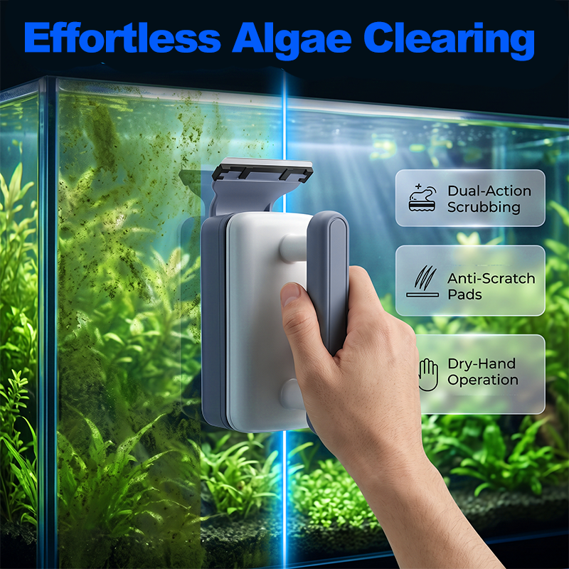 📢📢40% OFF !! ⏰Magnetic Aquarium Glass Cleaner Tool