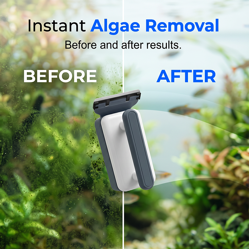 📢📢40% OFF !! ⏰Magnetic Aquarium Glass Cleaner Tool