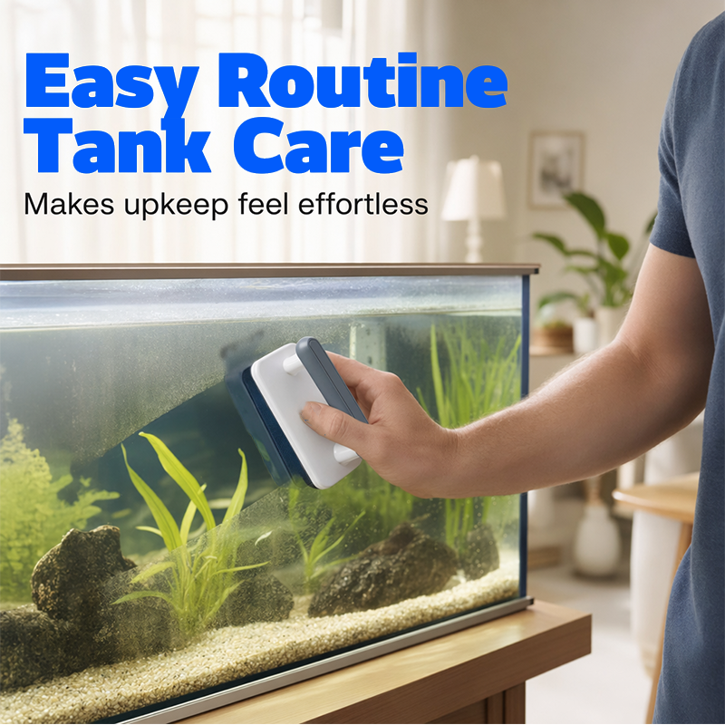 📢📢40% OFF !! ⏰Magnetic Aquarium Glass Cleaner Tool