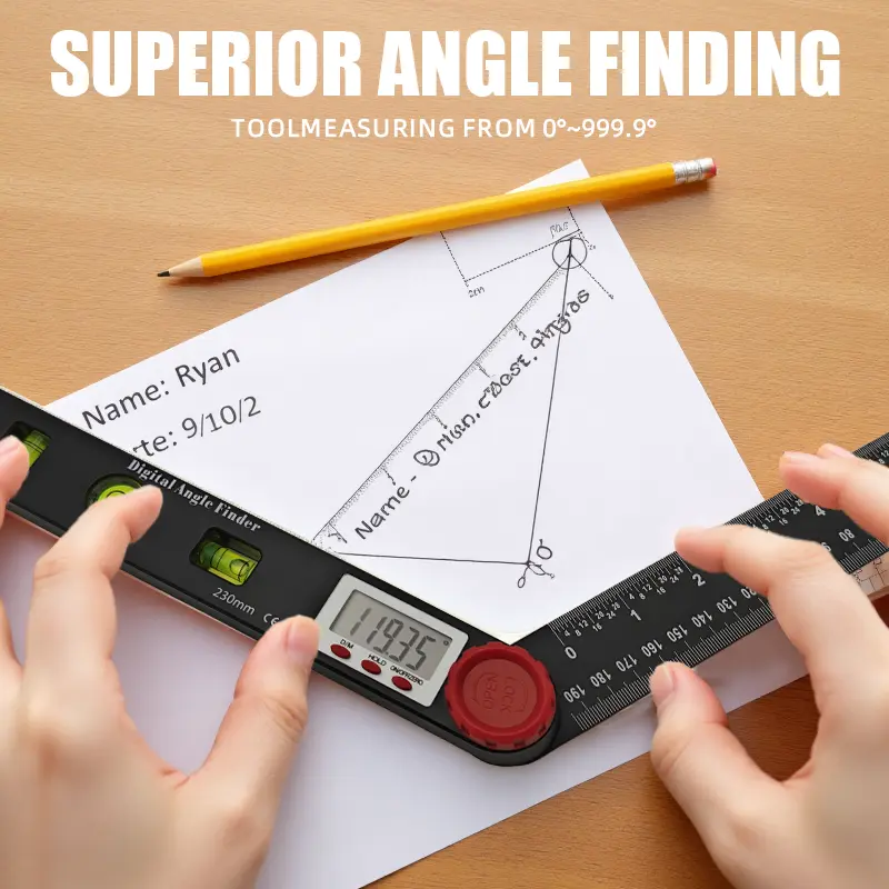 📢📢40% OFF !! ⏰4-in-1 Digital Angle Finder Ruler with Level