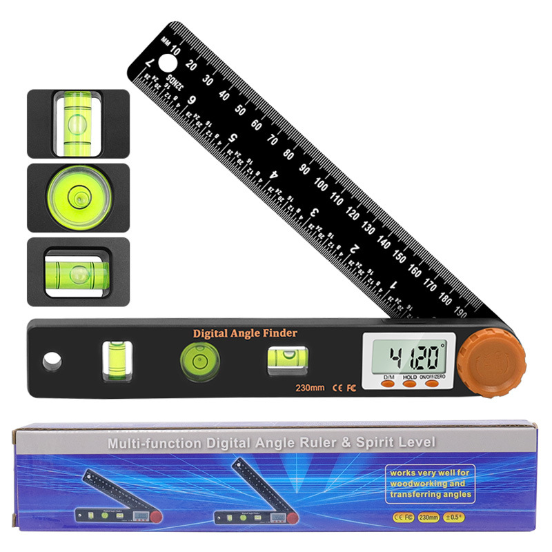 📢📢40% OFF !! ⏰4-in-1 Digital Angle Finder Ruler with Level