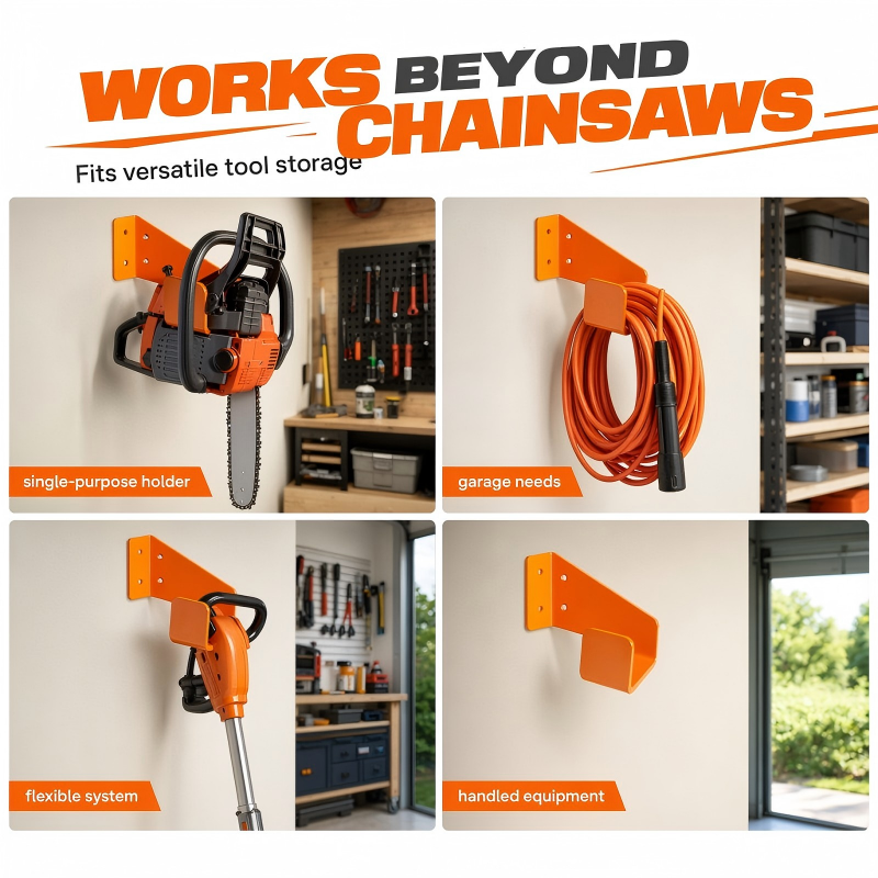 📢📢50% OFF !! ⏰Heavy-Duty Wall Mount Chainsaw Hanger