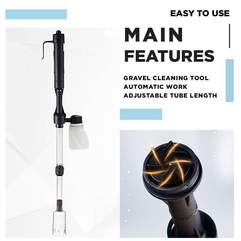 📢📢50% OFF !! ⏰ Electric Aquarium Gravel Cleaner