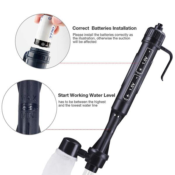 📢📢50% OFF !! ⏰ Electric Aquarium Gravel Cleaner