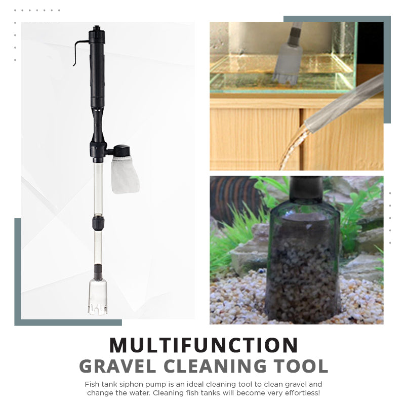 📢📢50% OFF !! ⏰ Electric Aquarium Gravel Cleaner