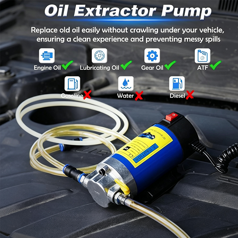 📢📢40% OFF !! ⏰Portable Engine Oil Transfer Pump