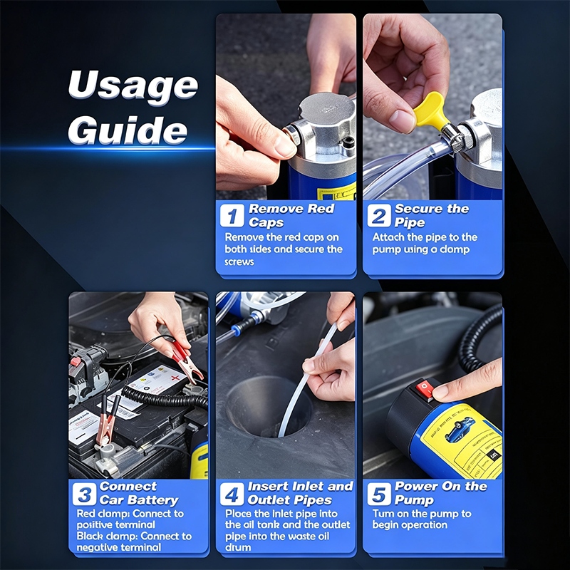 📢📢40% OFF !! ⏰Portable Engine Oil Transfer Pump