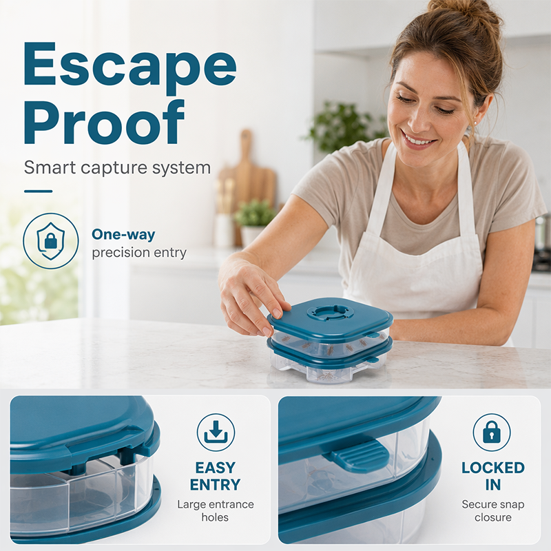 📢📢50% OFF !! ⏰Reusable Cockroach Bait Station