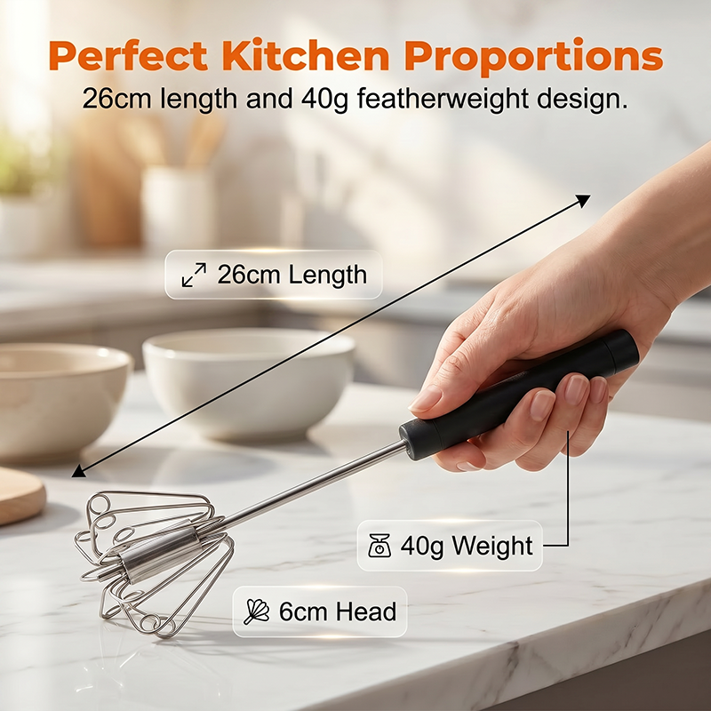 📢📢50% OFF !! ⏰Stainless Steel Semi-Automatic Hand Egg Beater