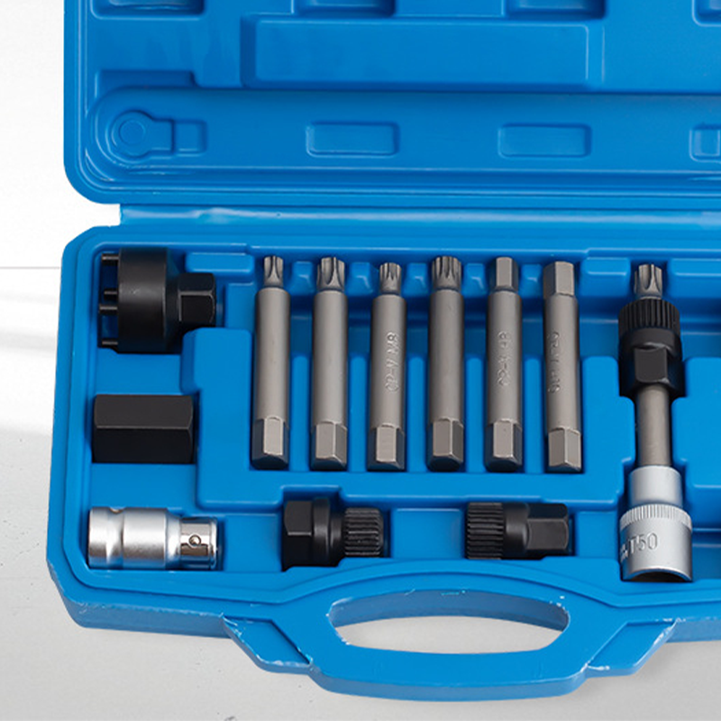 📢📢40% OFF !! ⏰Alternator Pulley Removal Tool Kit with Organizer