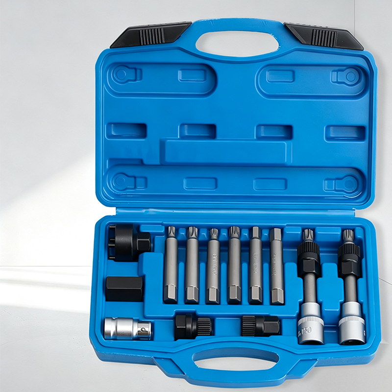 📢📢40% OFF !! ⏰Alternator Pulley Removal Tool Kit with Organizer