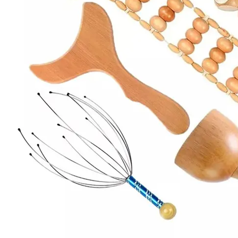 📢📢40% OFF !! ⏰7-Piece Wooden Therapy Massage Tool Set