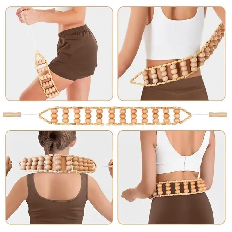 📢📢40% OFF !! ⏰7-Piece Wooden Therapy Massage Tool Set
