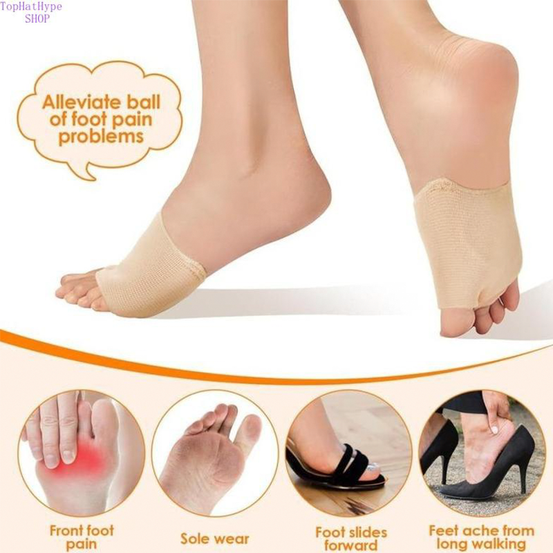 📢📢50% OFF !! ⏰SEBS Forefoot Pads with Heel Strap Toe Separator for High Heels