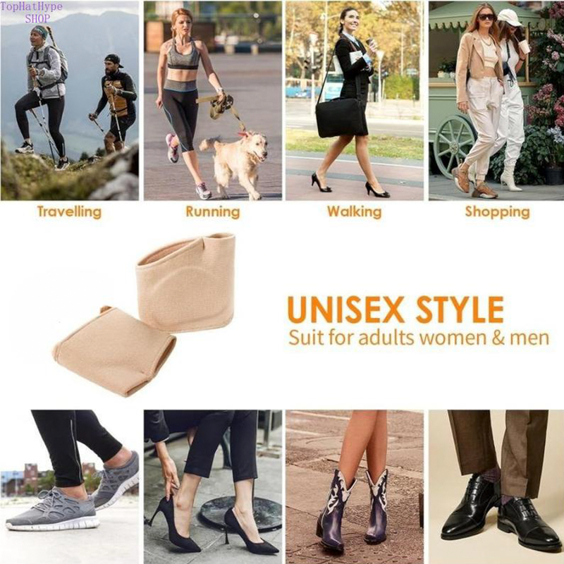 📢📢50% OFF !! ⏰SEBS Forefoot Pads with Heel Strap Toe Separator for High Heels