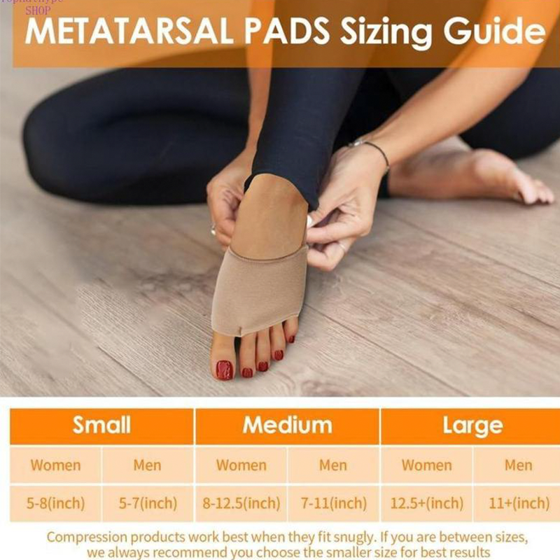 📢📢50% OFF !! ⏰SEBS Forefoot Pads with Heel Strap Toe Separator for High Heels