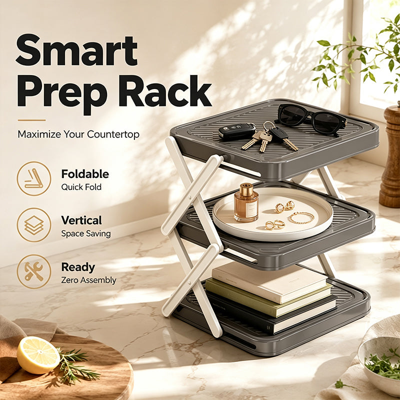 📢📢40% OFF !! ⏰Multi-Layer Space-Saving Kitchen Prep Dish Storage