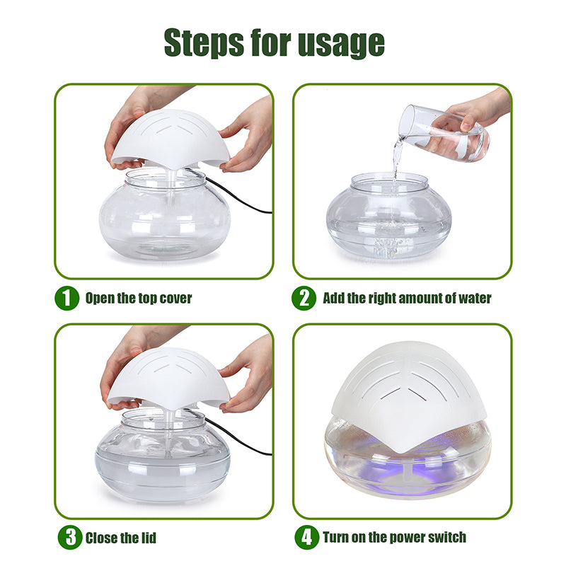 📢📢40% OFF !! ⏰ Original water-purifying air purifier with aromatherapy and LED night light—effectively removes odors, dust, and pet hair ✨