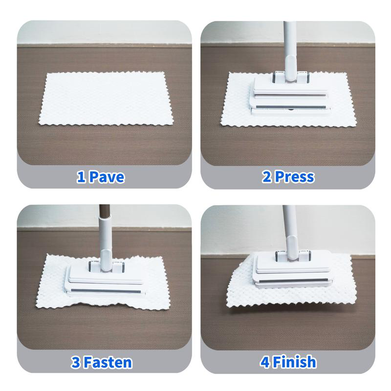 📢📢50% OFF !! ⏰Hands-Free Flat Mop with Universal Cloth Clamp