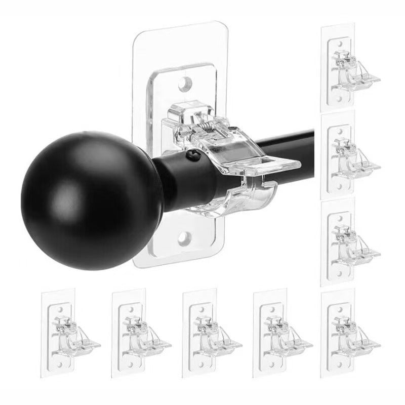 📢📢50% OFF !! ⏰No-Drill Curtain Rod Brackets