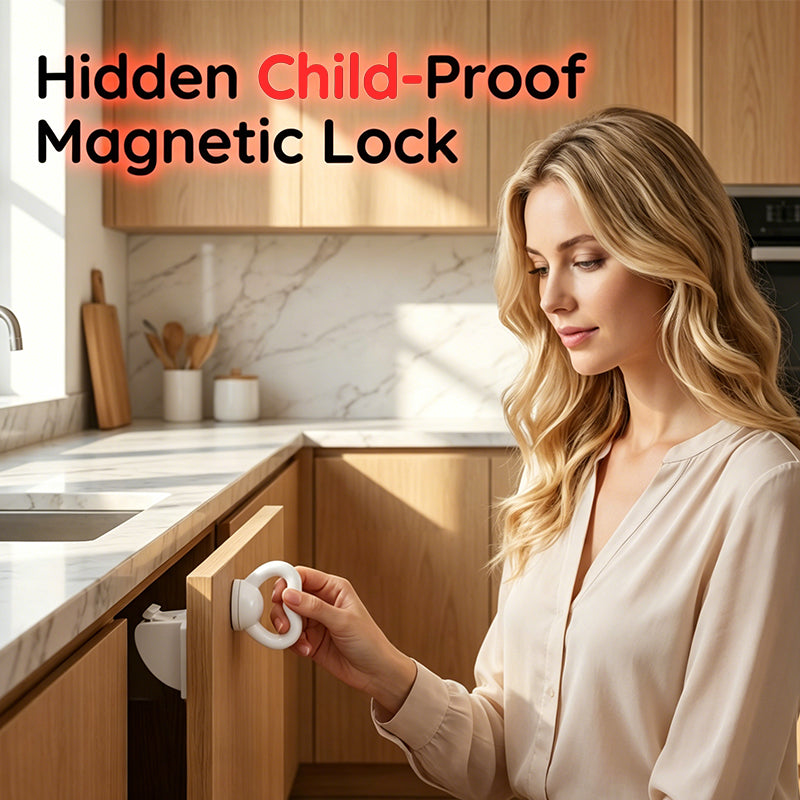 📢📢50% OFF !! ⏰Invisible Magnetic Safety Lock