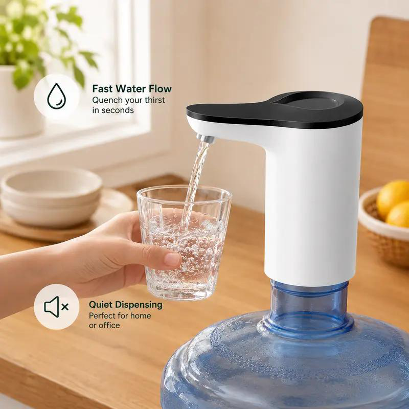 📢📢50% OFF !! ⏰ Electric Water Dispenser Pump – Household Gadget 🚰