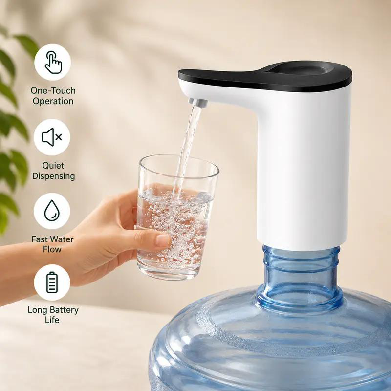 📢📢50% OFF !! ⏰ Electric Water Dispenser Pump – Household Gadget 🚰