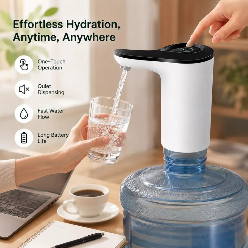 📢📢50% OFF !! ⏰ Electric Water Dispenser Pump – Household Gadget 🚰