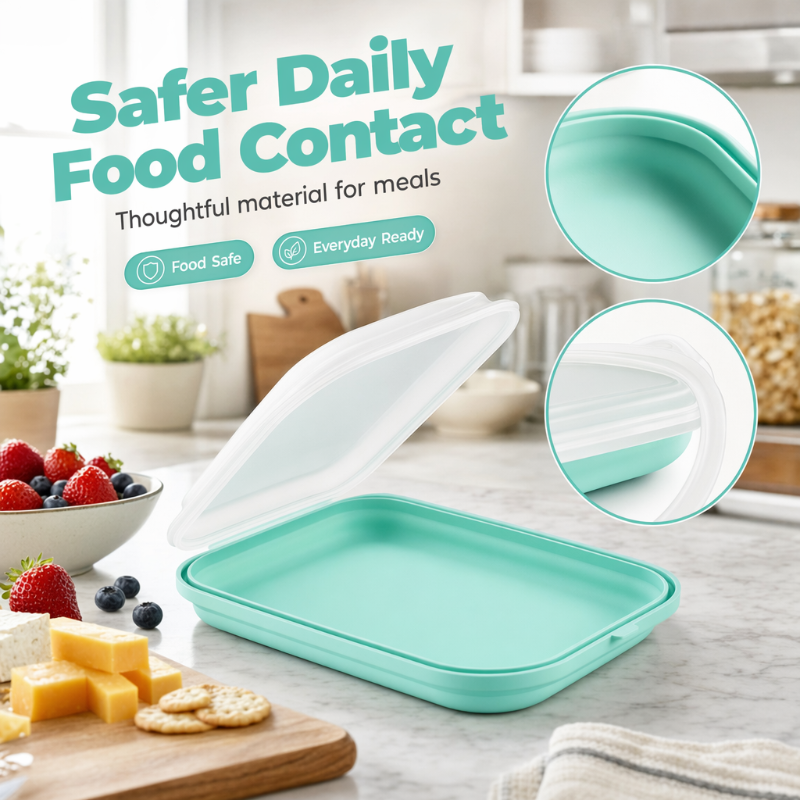 📢📢50% OFF !! ⏰Portable Food Grade Silicone Lunch Box
