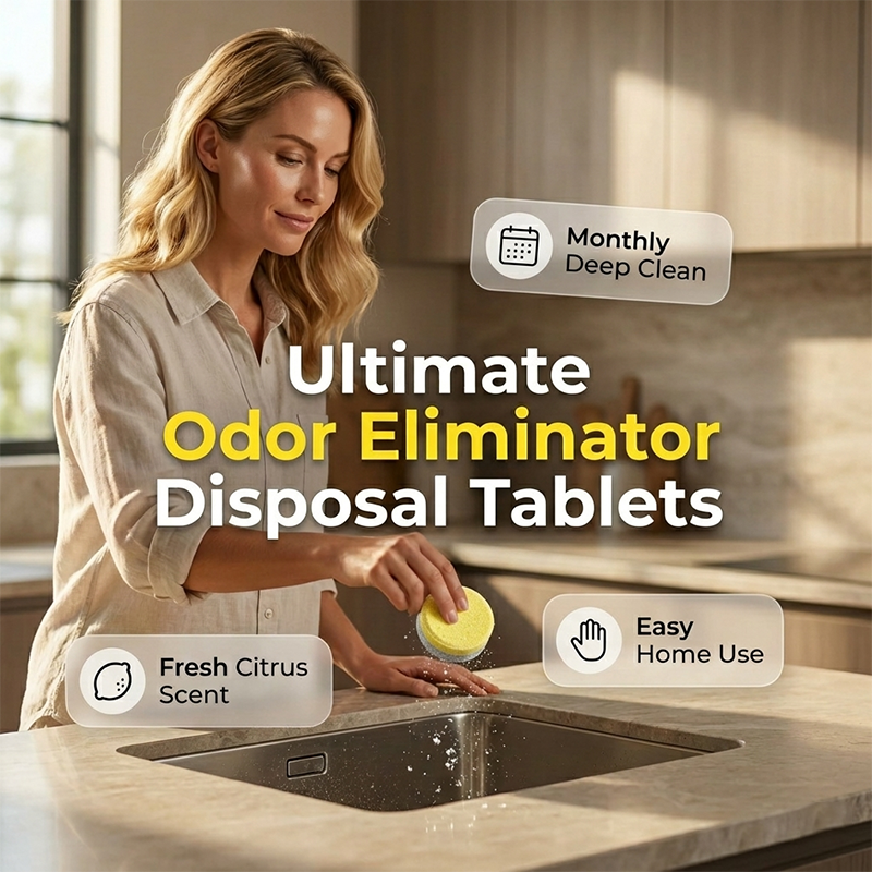 📢📢50% OFF !! ⏰Garbage Disposal Cleaner and Deodorizer Tablets