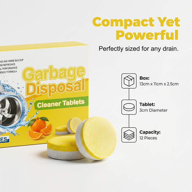📢📢50% OFF !! ⏰Garbage Disposal Cleaner and Deodorizer Tablets