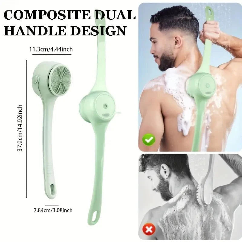 📢📢35% OFF !! ⏰Electric Long Handle Exfoliating Bath Brush