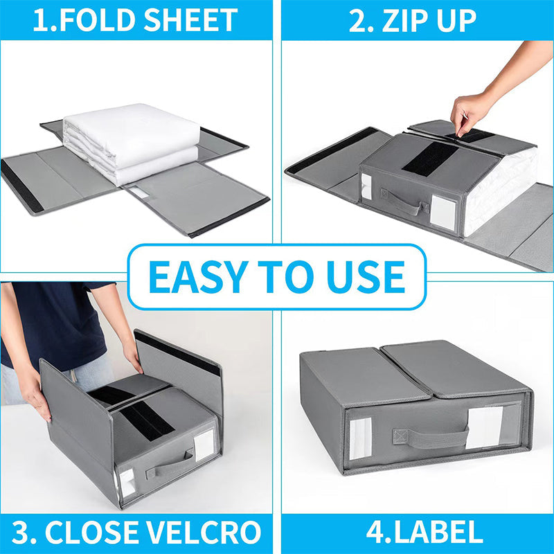 📢📢40% OFF !! ⏰Foldable Bedding Organizer